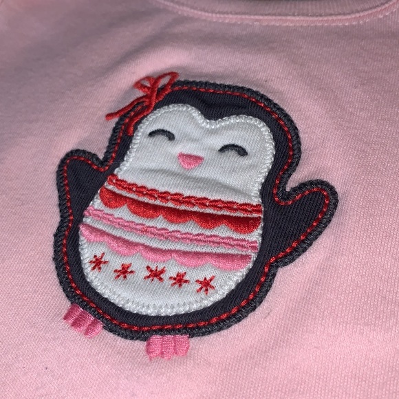 Gymboree 3-6M 2 pc. Pink Penguin Set Onesie & Leggings - Picture 10 of 13